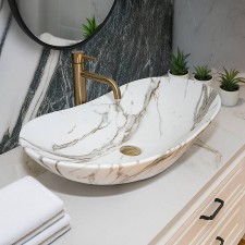 Nadpultni keramični umivalnik ROYAL LAVA MAT