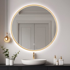 Okroglo ogledalo z LED osvetlitvijo