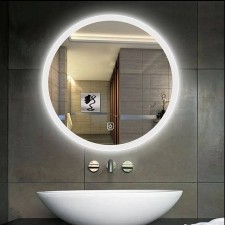 Okroglo kopalniško ogledalo z osvetlitivijo