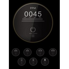 IONIZATOR STEKLENICA H8, modra