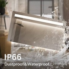 Pravokotno LED ogledalo za kopalnico