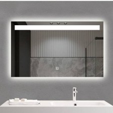 Pravokotno LED ogledalo za kopalnico