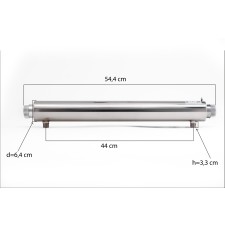 UV sterilizator vode za večje pretoke 1360 l/h S06