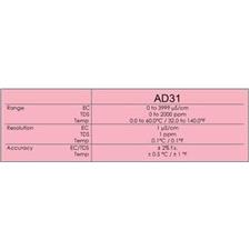 KOMPLET MERILCEV  pH meter + EC meter s tekočinami za vzdrževanje