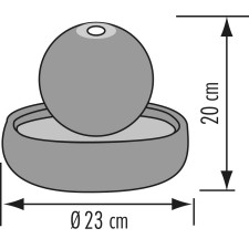 RENO - keramična sobna fontana