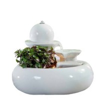 Keramična vodna fontana Trentino, bela.    