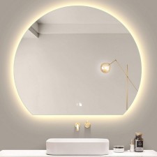Polkrožno LED ogledalo touch free 80cm