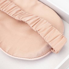 Svilena maska za oči Rose Pink