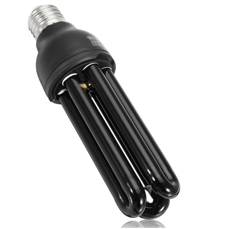 UV energijsko varčna žarnica, 20W E27, črna