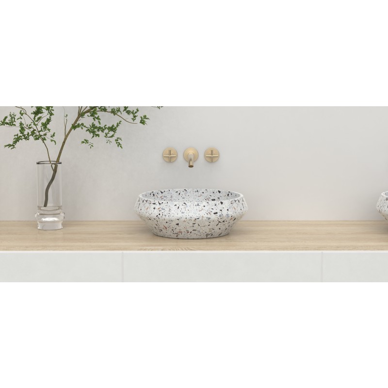 UMIVALNIK IZ NARAVNEGA KAMNA TERRAZZO