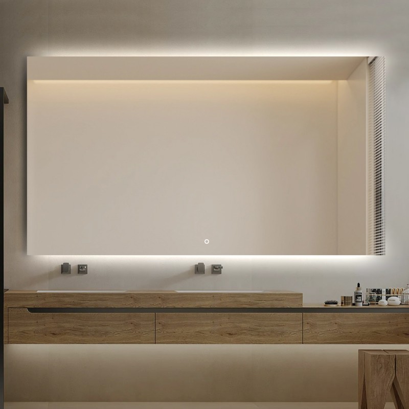 VELIKO STENSKO LED OGLEDALO