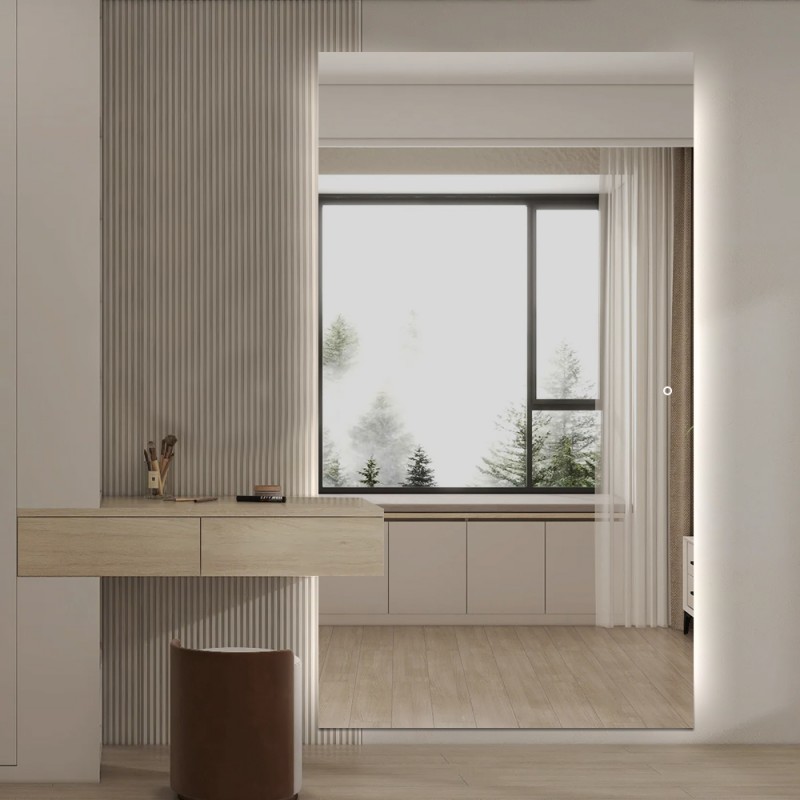 VELIKO STENSKO LED OGLEDALO