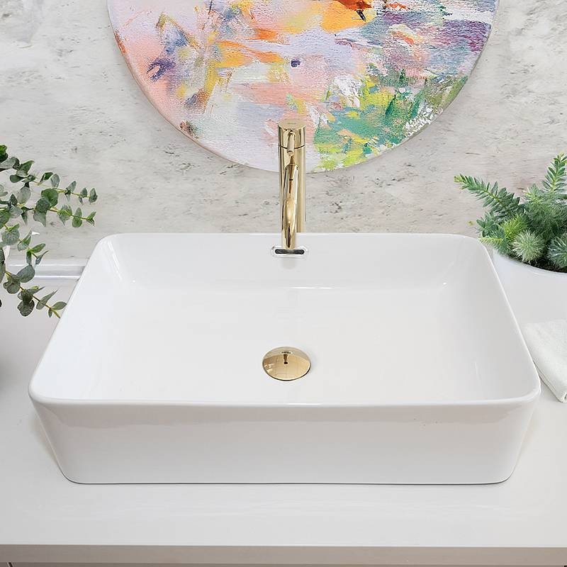 Nadpultni keramični umivalnik Berta 55