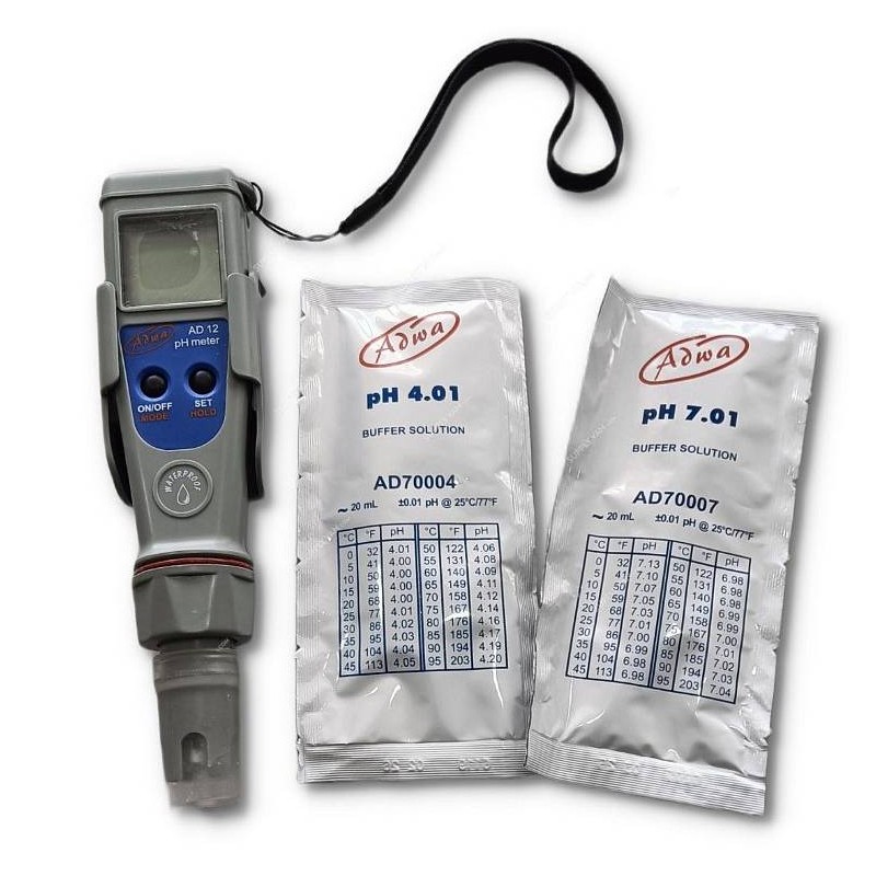 pH meter ADWA AD-12 + tekočina za shranjevanje pH elektrod 10mL