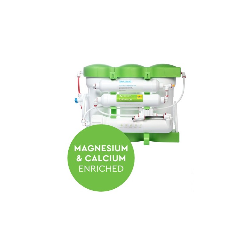 Vodni filter reverzna osmoza Ecosoft Pure Balance ( optimalna kombinacija mineralov, manj odpadne vode, praktična zasnova ) 