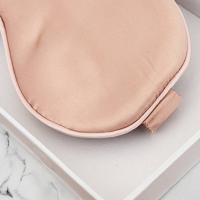 Svilena maska za oči Rose Pink