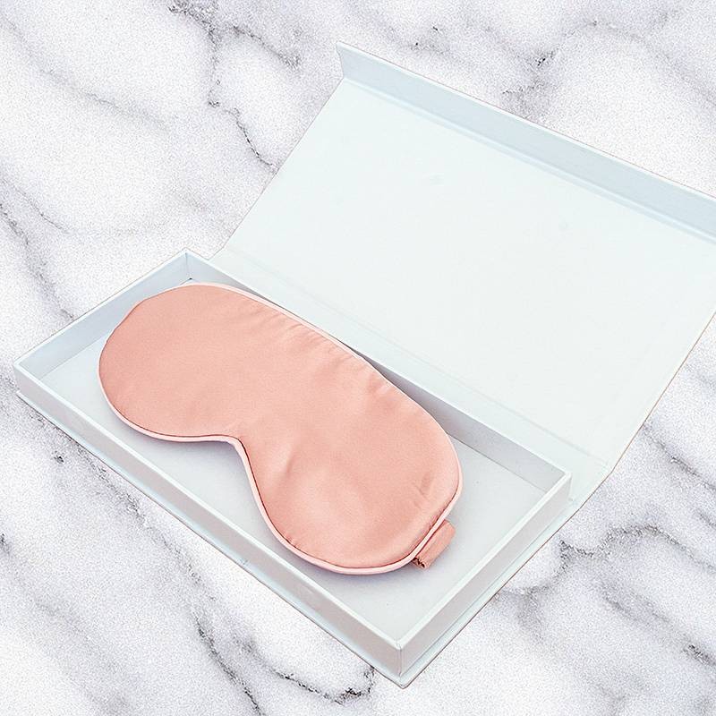 Svilena maska za oči Rose Pink