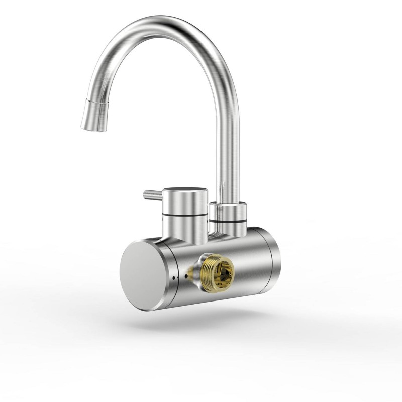 Stenska grelna pipa iz nerjavečega jekla + varnostno zaščitno stikalo