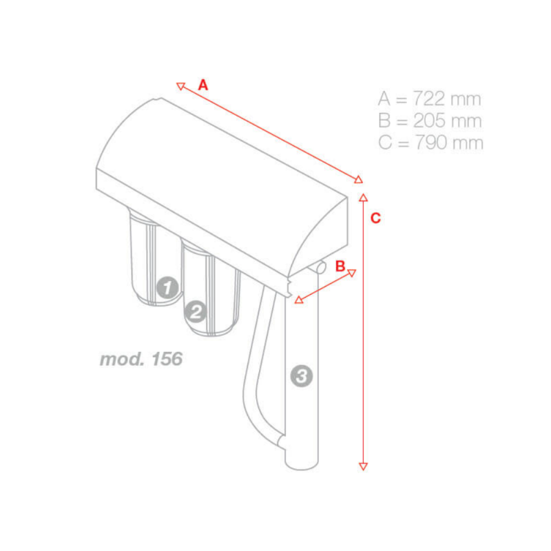 Atlas filtri® hišni filter z UV sterilizacijo BIG F PRO 