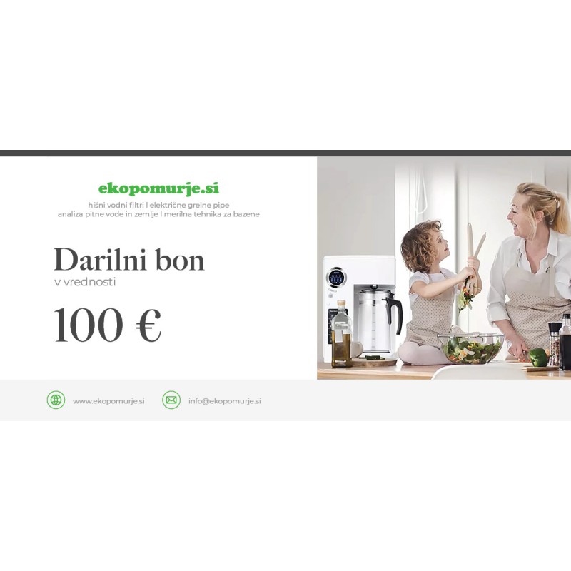 Darilni bon v vrednosti 50/100/200 EUR ekopomurje.si