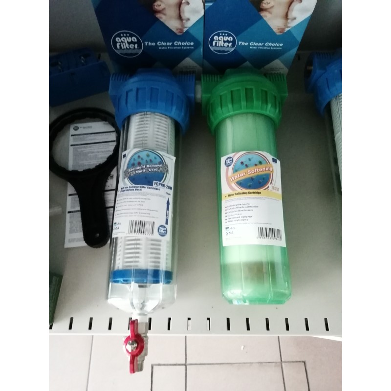 Dvojni filter za vodo, sediment in mehčalec 10 col
