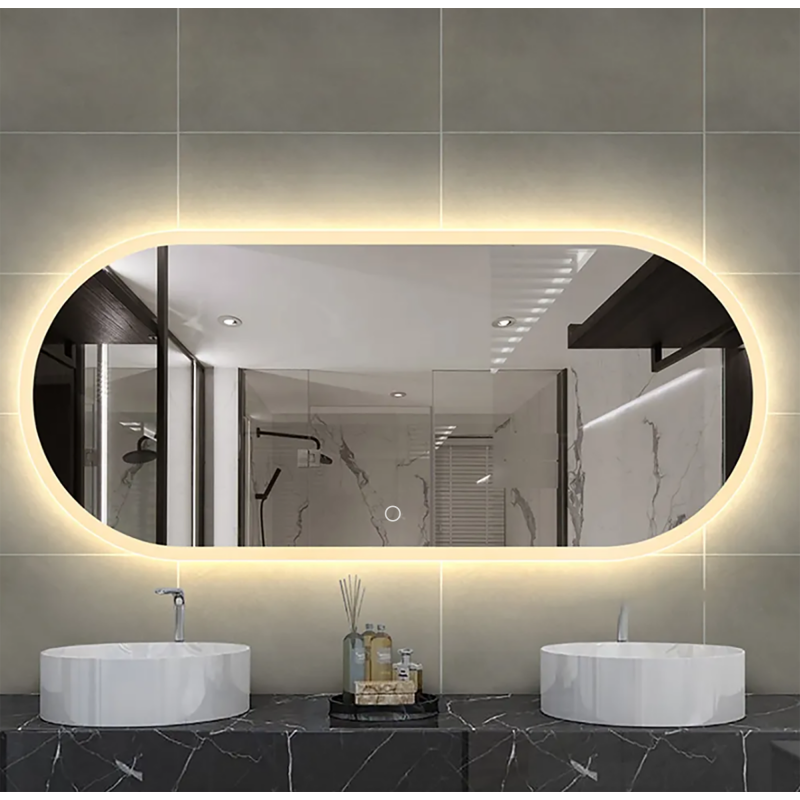 Kopalniško LED ogledalo 120 x 50 cm Wideeyes