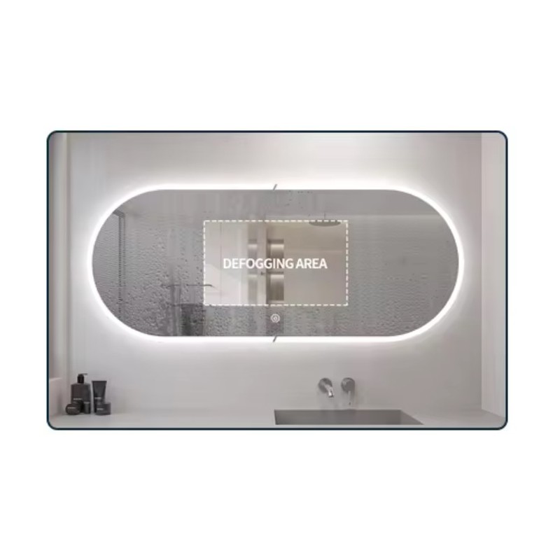 Kopalniško LED ogledalo 120 x 50 cm Wideeyes