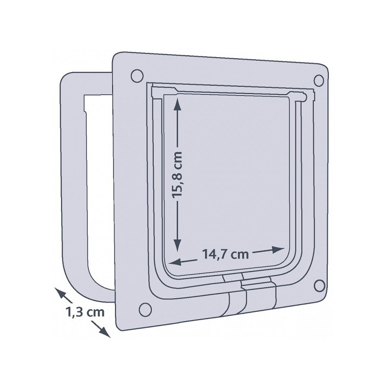 Trixie doppelseitige Katzentür