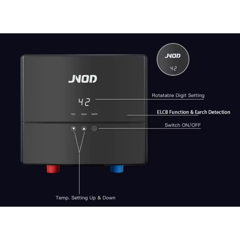 Električni pretočni grelnik za vodo, podpultni JNOD®