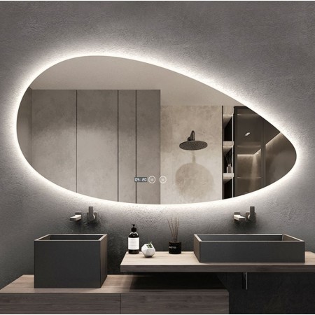 HALBRUNDE-WANDSPIEGEL-MIT-LED-LICHT