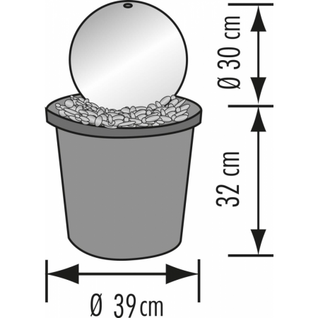 Vrtna vodna fontana Artic ( 30 cm )