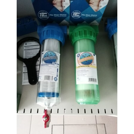 Dvojni filter za vodo, sediment in mehčalec 10 col
