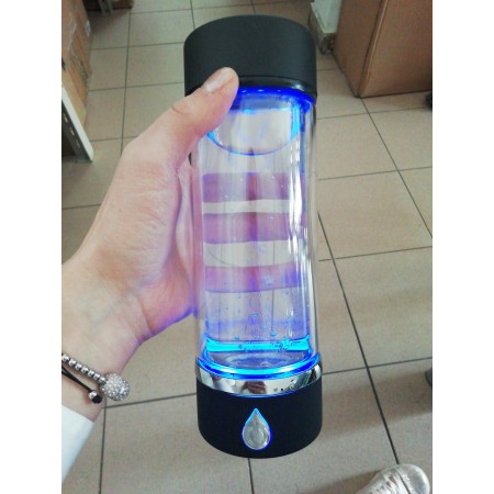 IONIZATOR STEKLENIČKA 450mL, elegantno črna