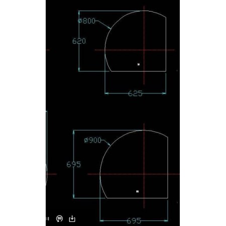 Asimetrično kopalniško LED ogledalo 90 cm