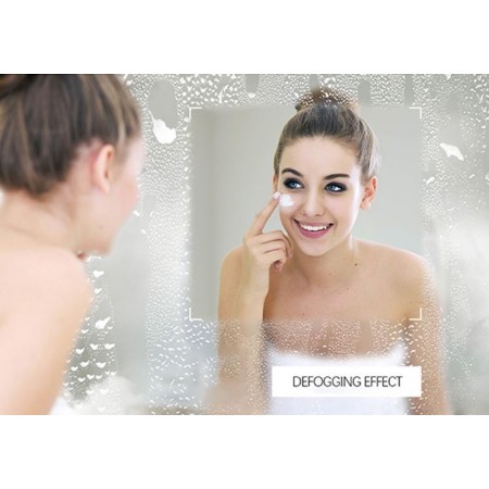 Dvojno okroglo kopalniško LED ogledalo Parent-Child 90cm + 50 cm