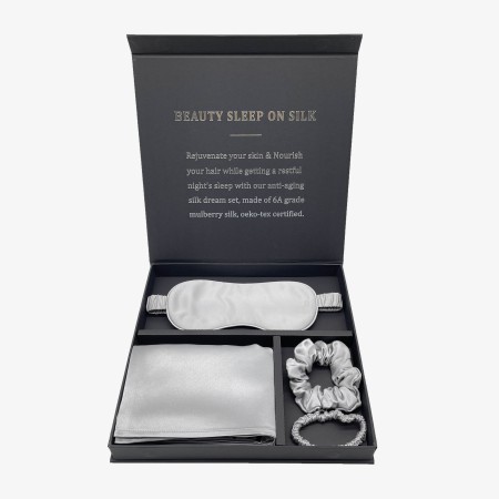 Darilni set za spanje iz visokokakovostne svile 100% mulberry silk 22mm 