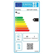 Električna grelna armatura za kopalnico Briwellna, črna