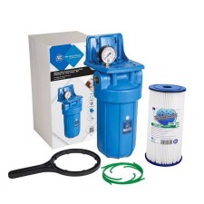 Hišni filter Big Blue® 10BB Aquafilter z manometrom, filtrirni vložek po izbiri