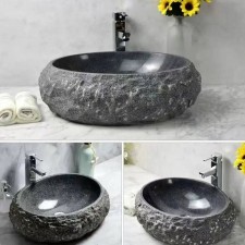 Kamniti umivalnik rustic elegance