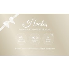 Darilni set svilena prevleka za vzglavnik 50x70 bela ivory