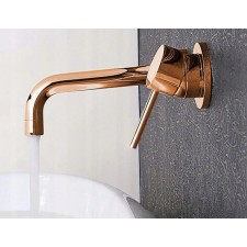 Stenska armatura za umivalnik REA ROSE GOLD