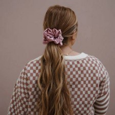 Svilena elastika za lase scruncie XL (8cm)