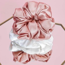 Svilena elastika za lase scruncie XL (8cm)