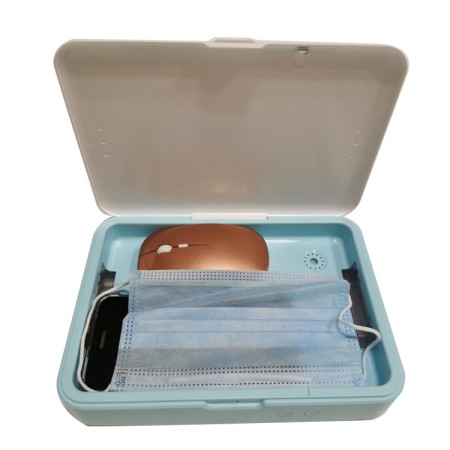 Škatlica za UV dezinfekcijo in brezžično polnjenje telefona