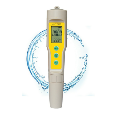 Digitales pH und Temperaturmessgerät mit ATC