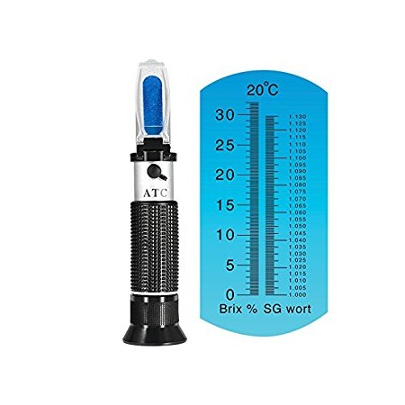 Refraktometer za pivo, sladke pijače, mošt, vino