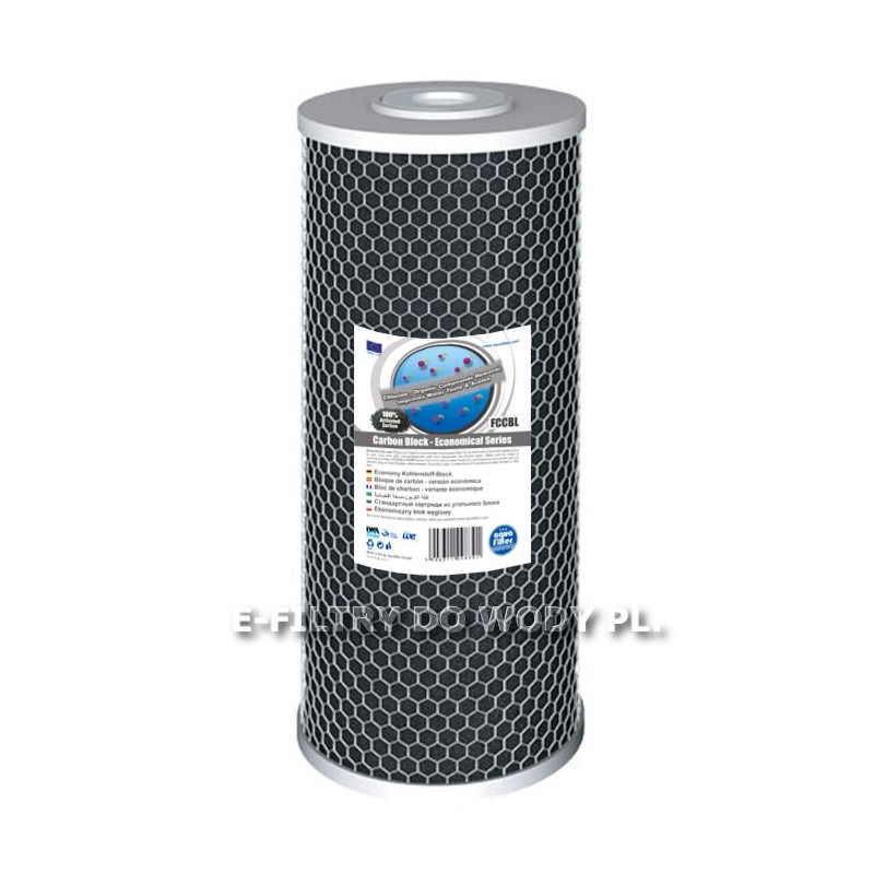 Wasserfiltereinsatz Block Kohlefilter Nano Silver 5 mcr für Big Blue 10BB