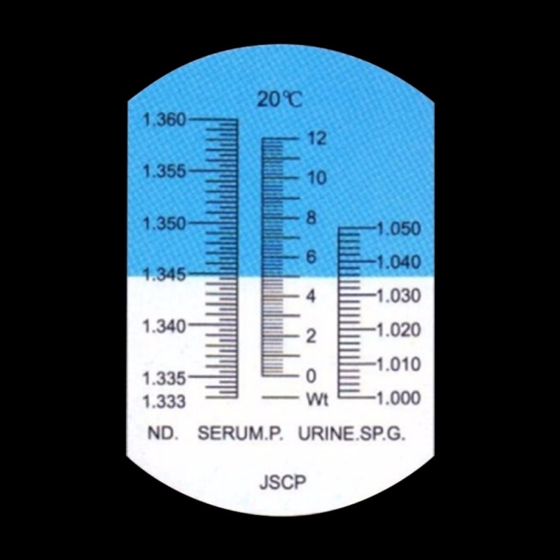 Klinični refraktometer za merjenje urina
