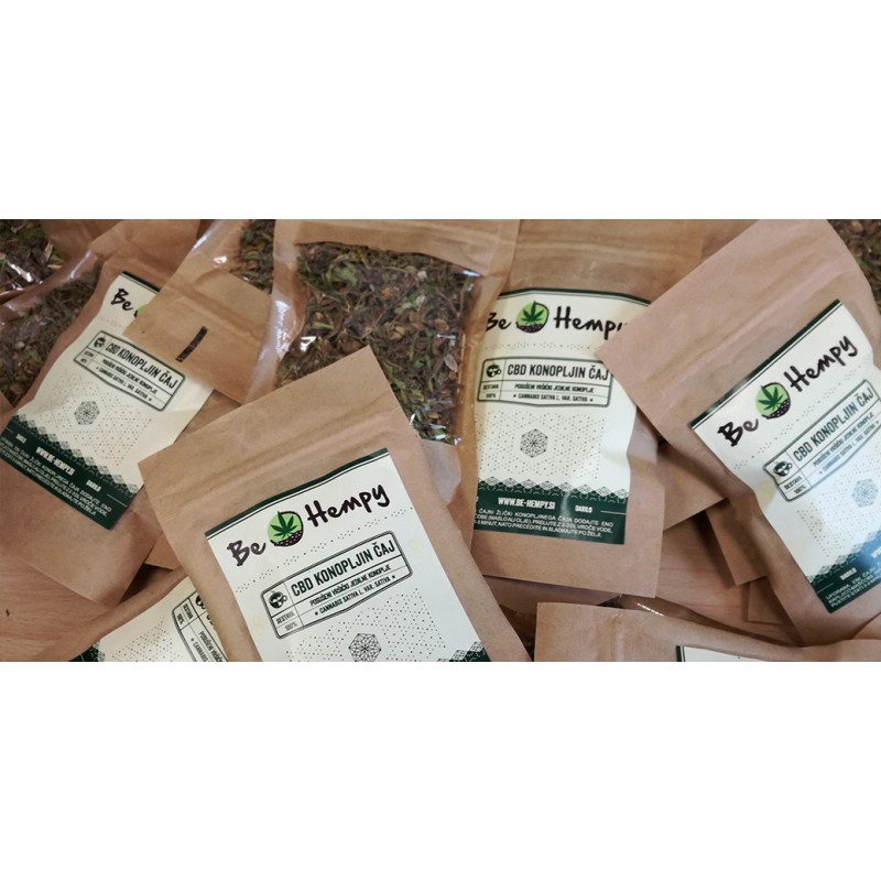 Essbarer Cannabistee
