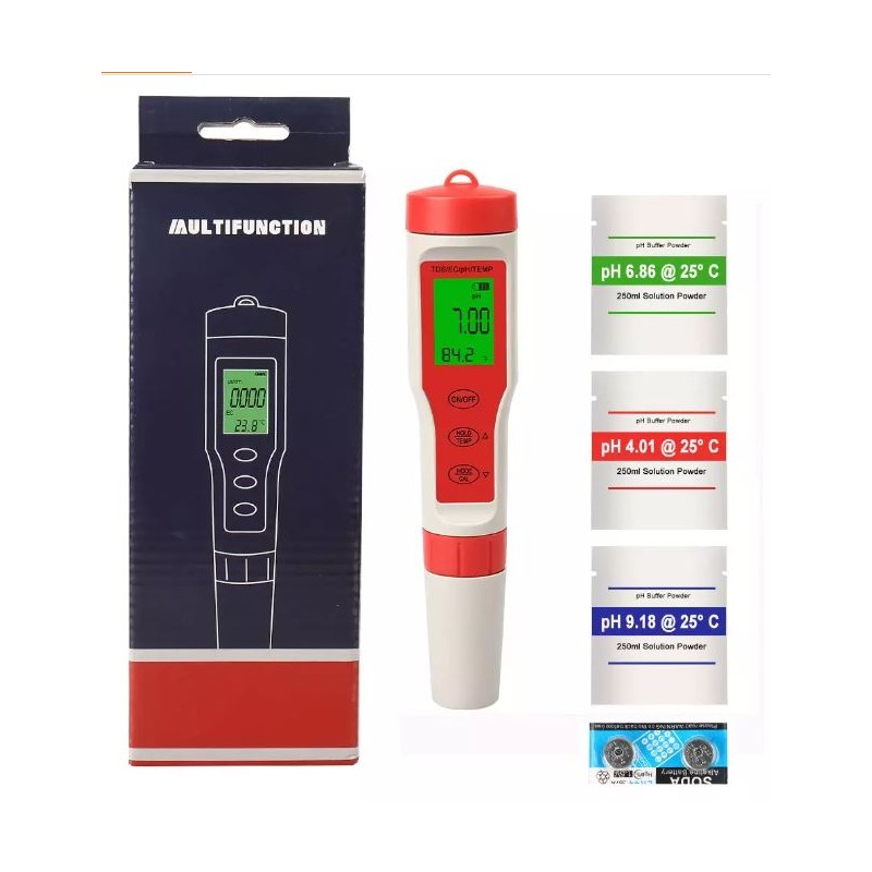 Digitalni merilec pH TDS TEMP  merilnik avtomatska kalibracija